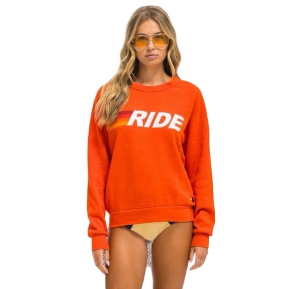 Aviator Nation Tops - Aviator Nation Ride Logo Crewneck Sweatshirt